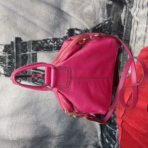 Hobo Sheila medium satchel hibiscus